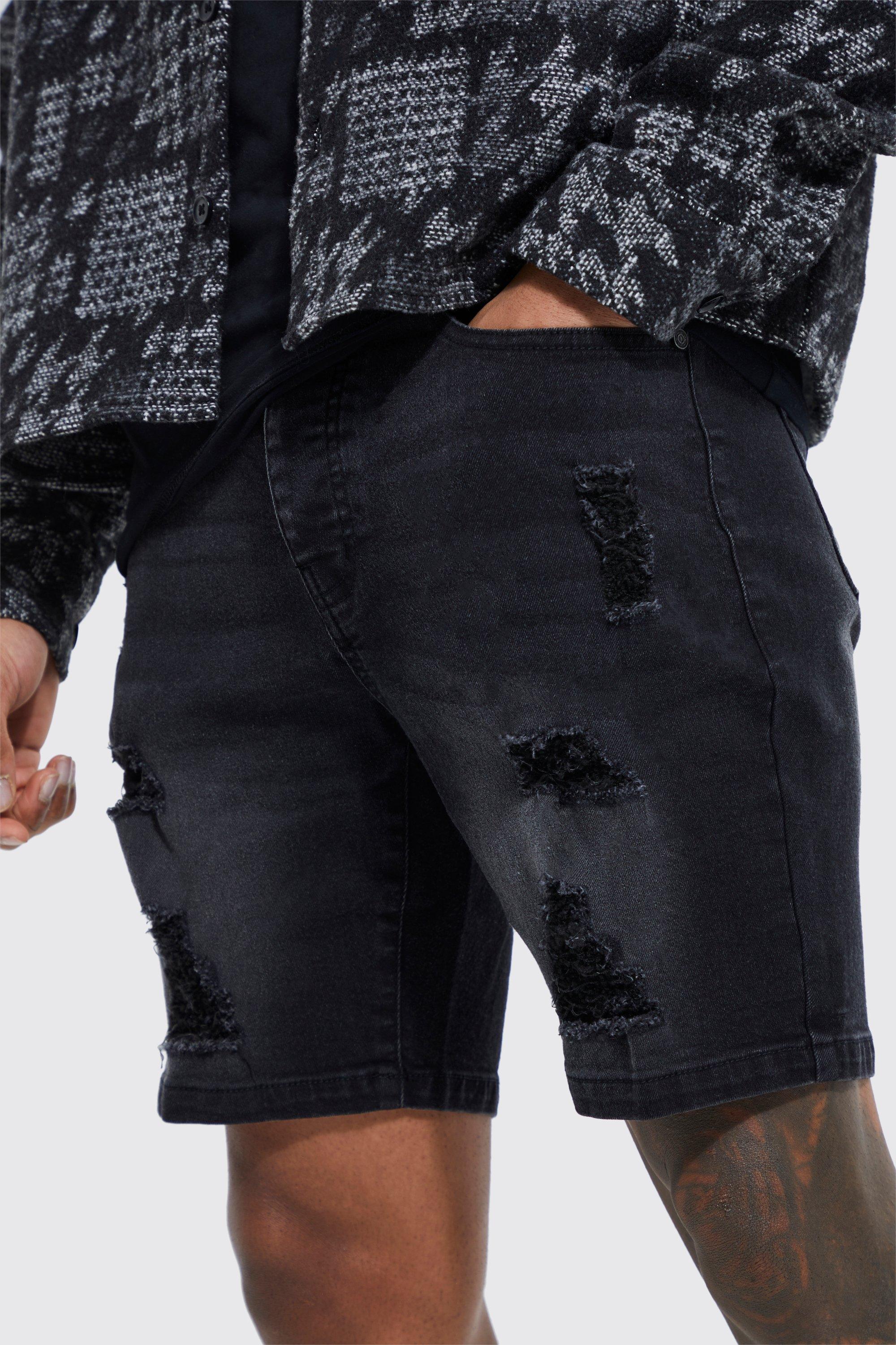 Pantalon corto roto new arrivals